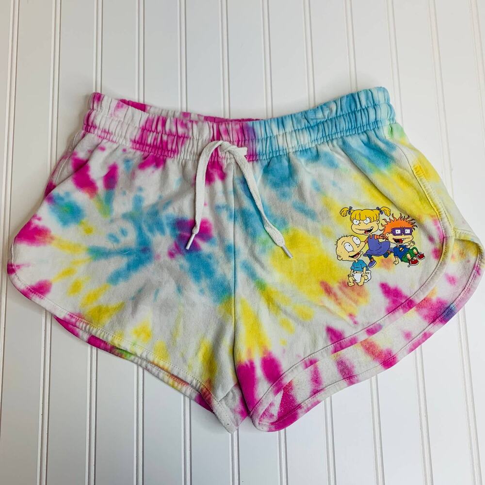 Nickelodeon Tie Dye Rugrats Shorts Sz Medium